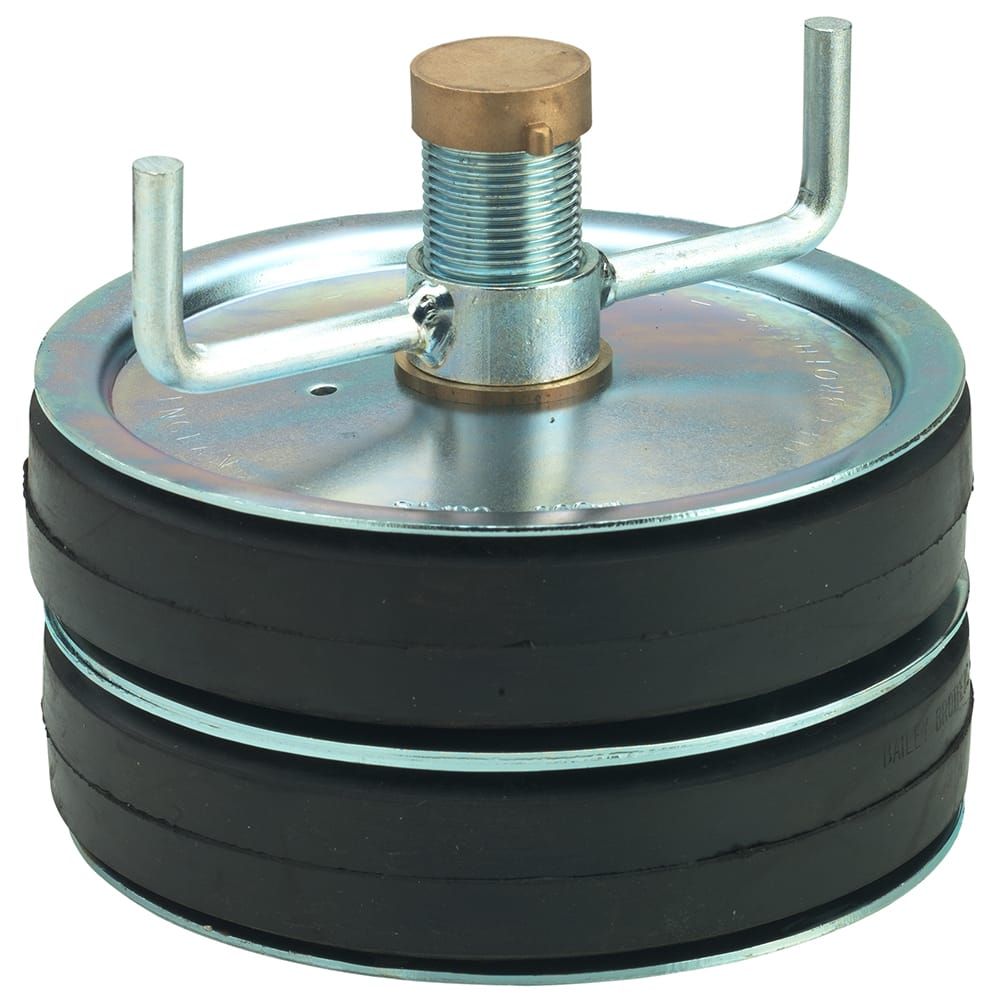 Bailey Double‑Seal Centre Locking Plugs – Steel Plate Test Plugs